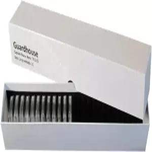 25개의 대형 H 캡슐을 보관할 수 있는 가드하우스 1열 동전 박스