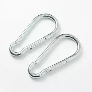 GDM 대형 로프 와이어 견인 카라비너 2P 18cm산행나침반 휴대용 스텐 캠핑 여행 무인도 야광시계 축광 등산