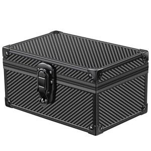 자동차 키포브용 MAZACOO 패러데이 신호 차단 상자, 키리스 엔트리 키포브 프로텍터 차폐 케이지(탄소 섬유 블랙)