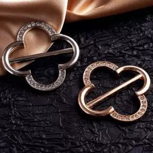 큐빅 진주 스카프링 옷핀 브로치 스카프클립 패션액세서리