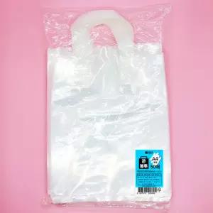 투명끈 손잡이 봉투 A4 50매비닐 쇼핑백 가방 비닐백