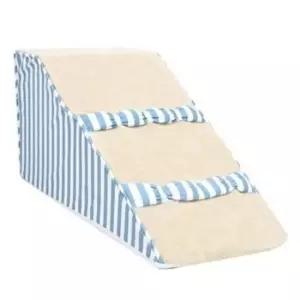 [반려] 계단 강아지 삼각 펫스텝 1P 마블스펀지 캔디블루