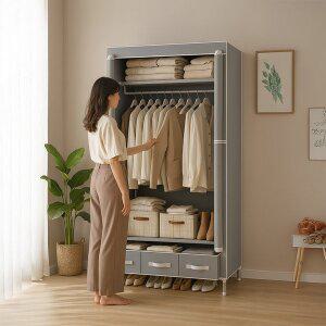 [엔조이리빙]조립식 비키니옷장 90 더블