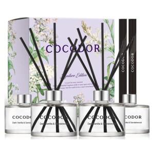 코코도르 퍼퓸 실내 방향 고급 디퓨저 다크바닐라샌달우드 200ml 4개