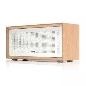 포터블 우드 블루투스 스피커 라디오 BT-V3 화이트