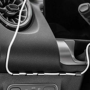 고정형 와이어 클립 보관 관리 다기능 케이블 홀더 자동차 내비게이션 차량용 충전기 데이터 고정 액세서리