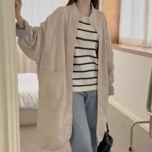 [하프클럽/나야홍]빅사이즈 603 바이닐오버사이즈야상 DRDU483