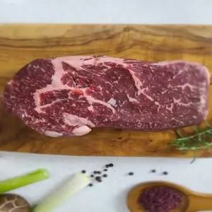 국내산 소고기 채끝 스테이크 300g 육우 소고기 고기 구이용 채끝살