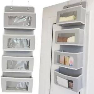 [JED] 수납 이동식 다용도 옷장 원룸 틈새 벽걸이 수납함 문걸이 정리함