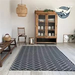 여름용 시원한 카페트 실내 인테리어 헤링본 침실카페트