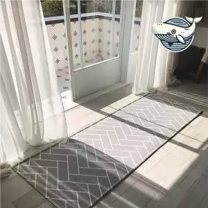 가벼운 패턴 여름 카페트 홈 인테리어 논슬립 침실카페트