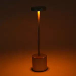 테이블 스탠드 미드나인 무선 터치 테이블 스탠드 F-01 (실버) 조명 단스탠드