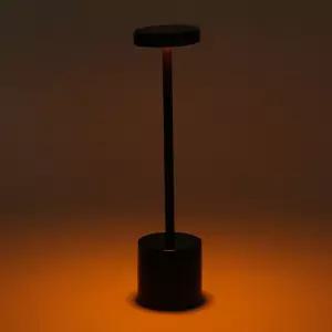 테이블 스탠드 미드나인 무선 터치 테이블 스탠드 F-01 (블랙) 조명 단스탠드