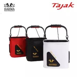 해마EVA 접이식 두레박 24CM 끈그물 낚시밑밥통 TDh9+2CXi