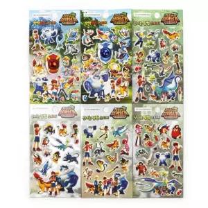 정글에서 살아남기 큐빅 탐험 스티커 6개 언어완구 여아 장난감 역할 친구놀이 학습