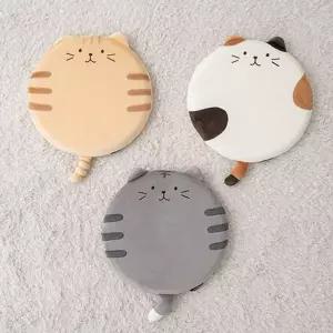 사무실 폼 원형 극세사 메모리 고양이 푹신한 방석 쿠션 거실방석