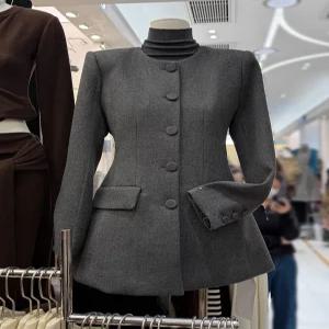 플레어코트 원피스정장 자켓형원피스 치마 진그레이