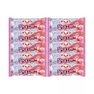 [롯데웰푸드]꽃돼지바 70ml x10개