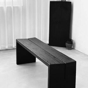 단단한 나무 긴 식사 의자 가정용 현대 Taburete JT40D 휴대용 가구 단순 창조적 인 디자인