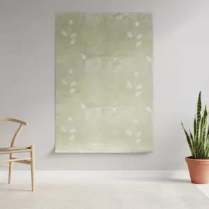 셀프 인테리어 접착식 단열벽지 2.5m 올리브 민들레 패턴 벽면 보수지