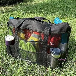 빅사이즈 물놀이 비치백 메쉬백 대형 바캉스 가방 캠핑ijk745