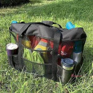 빅사이즈 바캉스 비치백 메쉬백 물놀이 대형 가방 캠핑def859