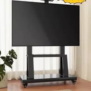 티비거치대 대형 TV모니터 브라켓 모니터거치대 선반 이동식