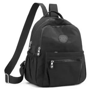 얼리포츠 여성용 미니 배낭 방수 가방 미니백팩, 블랙, ONE SIZE(32 x 27 x 13 cm)