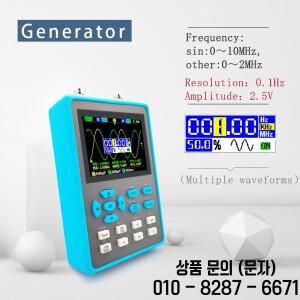 ZEEWEII 핸드헬드 디지털 오실로스코프 듀얼 채널 신호 발생기 XY모드 2.8 인치 DSO2512G 120M 대역폭