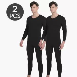 [제임스딘]제임스딘 남자 긴팔 겨울 내복 내의 상하 2벌 세트 피치 기모