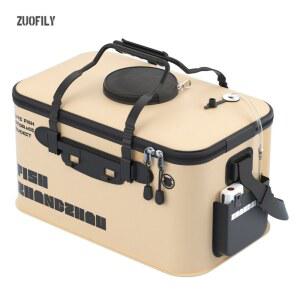 접이식 양동이 낚시 물통 그물 커버 EVA 소재 액세서리 핸드 낚시용