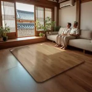 더마루 골드에디션 전기 카페트 매트 대형 220x200장판 온열매 타이머매