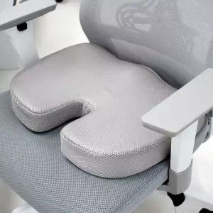 메모리폼 방석 수험생 사무실 의자방석 그레이 메모리폼방석 사무실폼방석 폼방석