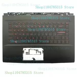 호환  MSI GF63 8RC 8RD MS-16R1 손목 받침대 대문자미국 키보드 빨간색 백라이트 포함의 기능