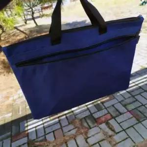 패브릭 노트북가방 네이비 직장인가방 여자노트북가방 여성노트북가방 파일보관 회사원가방