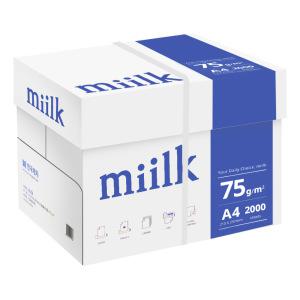 밀크 A4 복사용지(A4용지) 75g 2000매 1BOX_슈팅
