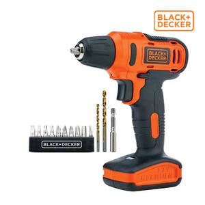 블랙앤데커 무선 전동 드라이버 비트13종 LD12SP+AA건전지10개