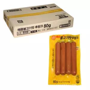 매콤불고기맛후랑크 50개입 1박스