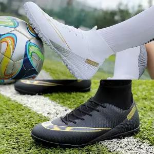 성인 풋살화 경량 스프린트 발목 남성 풋살화 잔디용 트레이닝화 스터드화 스터드 고탄력 축구화 연습화