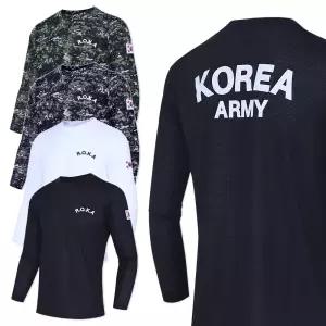 봄 여름 로카티 긴팔 코리아 아미 티셔츠 정품 기능성 쿨론 쿨링 아이스 냉감