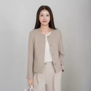 [마담4060]엄마옷 마담4060 [클래씨마담]블렌딩라운드 중년여성 데일리 자켓 -RJK2603040-