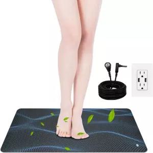 수면용 EOHELGRO 접지 매트 에너지 염증 발 및 허리 을 위한 패드 23.6 x 11.8