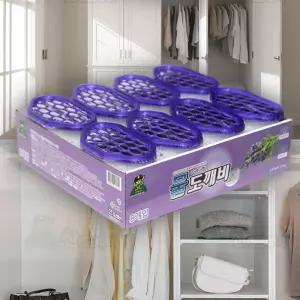 산도깨비 물도깨비 제습제 라벤더 32개입 1박스제 옷장 옷장제 탈취제 용습기제거제 먹는하마 먹는 화장실