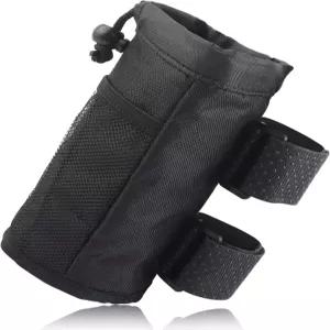 자전거 컵 홀더/자전거 물병 메쉬 포켓 옥스포드 코드 잠금 장치가 있는 탈착식 ATV 스쿠터용 유니버설