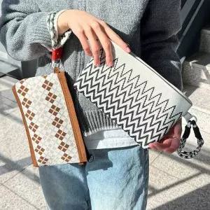 데일리 니트 크로스백 클러치백 파우치 캐주얼 패션