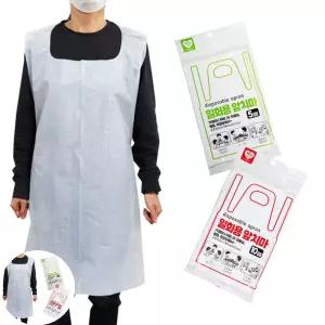 국산 일회용 앞치마 비닐 업소용 전신 5매 10매 일회용앞치마