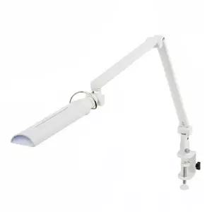 다이아소닉 LED스탠드 DL-120PH  밝기 2000LUX [색상: 화이트 구성: 메탈클램프] 사무실  작업용 조명