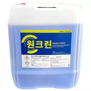 원크린 화장실 변기세정제 18.75L 소변기 대변기 타일 물때 찌든때제거 청소세제