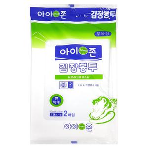 대형비닐 PE 큰 투명 김장봉투 2P왕특대(80cm x 120cm)
