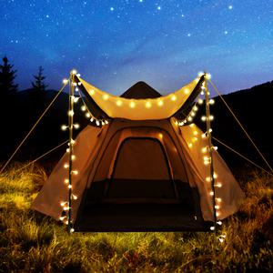 LED앵두전구 방수형 알전구 USB 100구 줄조명 건전지 캠핑용 텐트 벽트리 리모컨